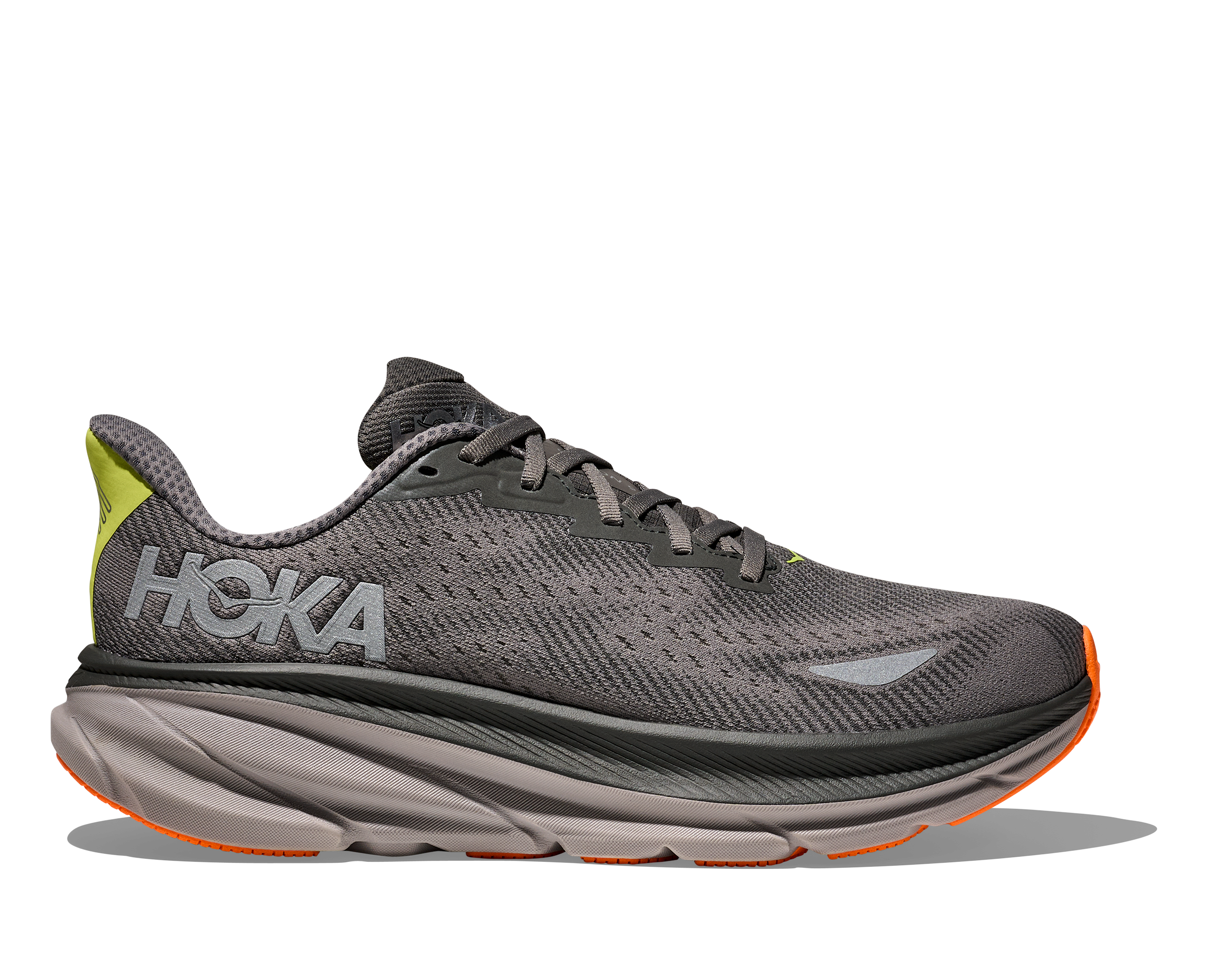 HOKA Men's Clifton 9 GTX — Asphalt Grey/Gravel – Fit First Footwear