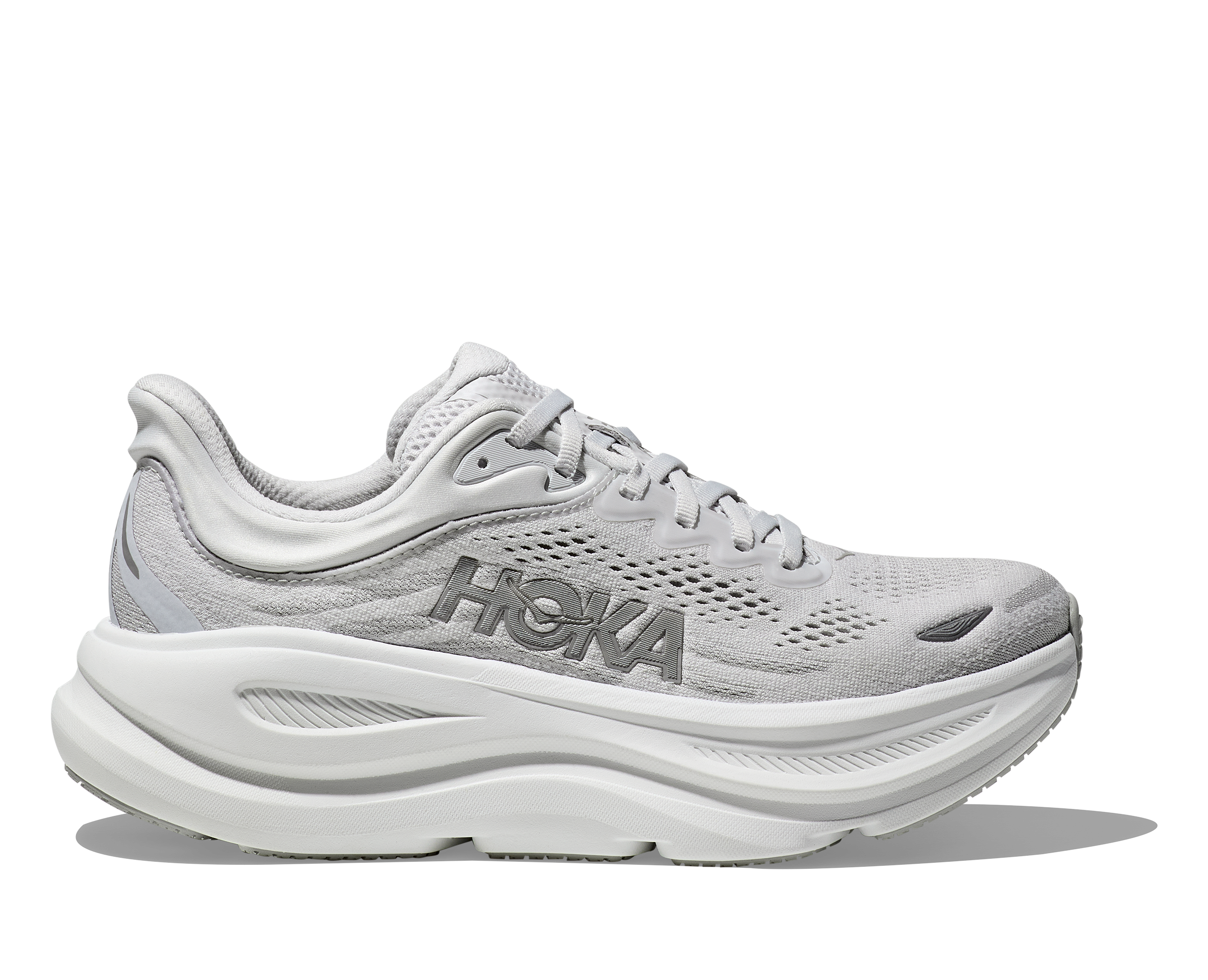 HOKA Women's Bondi 9 — Stardust/Silver – Fit First Footwear