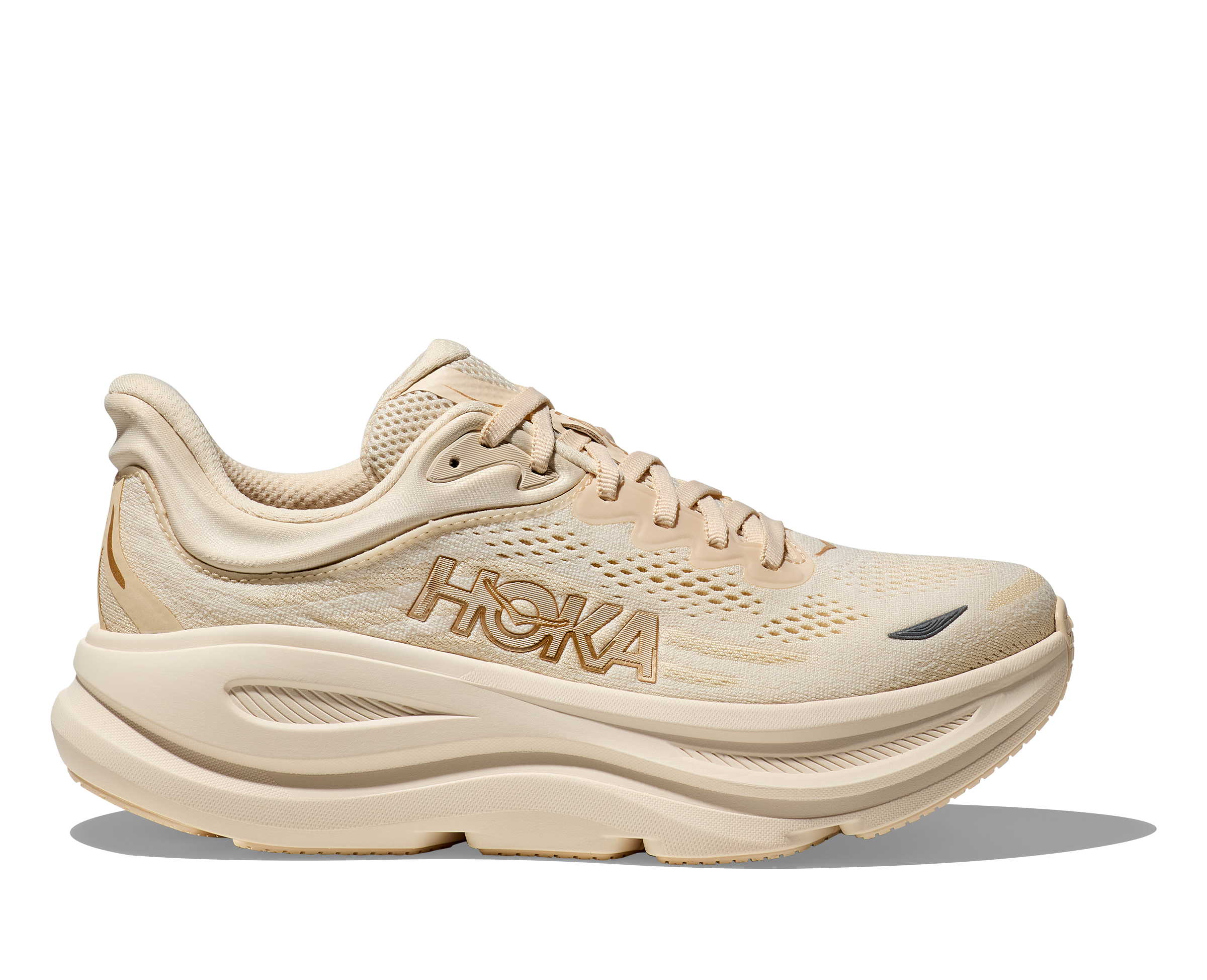 HOKA Women's Bondi 9 — Vanilla/Birch – Fit First Footwear