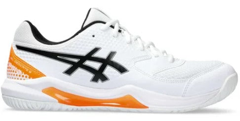 Men's Gel-Dedicate 8 Pickleball — White/Shocking Orange