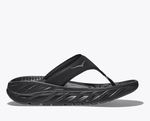 Women's Ora Recovery Flip — Black/Dark Gull Gray