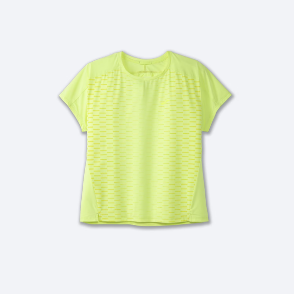 Women's Sprint Free Short Sleeve 2.0 — Lime/Interval Gradient