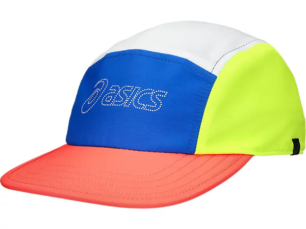 Track Club Performance Run 5 Panel Cap — Brilliant White/Multi