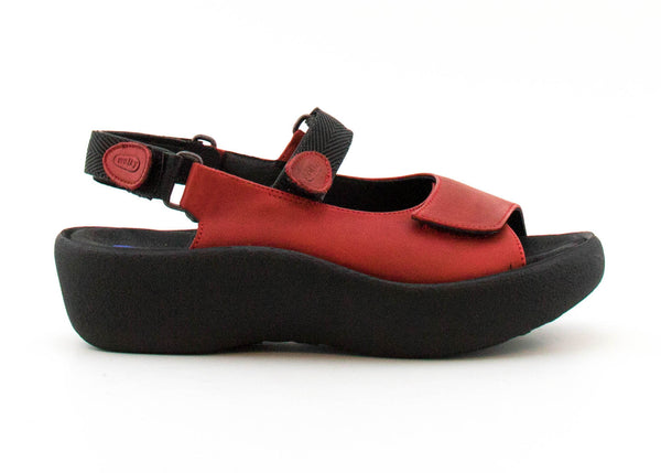 Women's Wolky Jewel — Vegi Leather Red