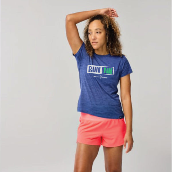 Women's Luxe Short Sleeve — Heather Midnight