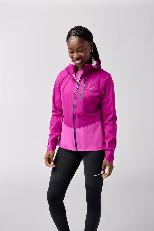 Women's High Point Waterproof Jacket 2.0 — Dk Fuchsia/Fuchsia