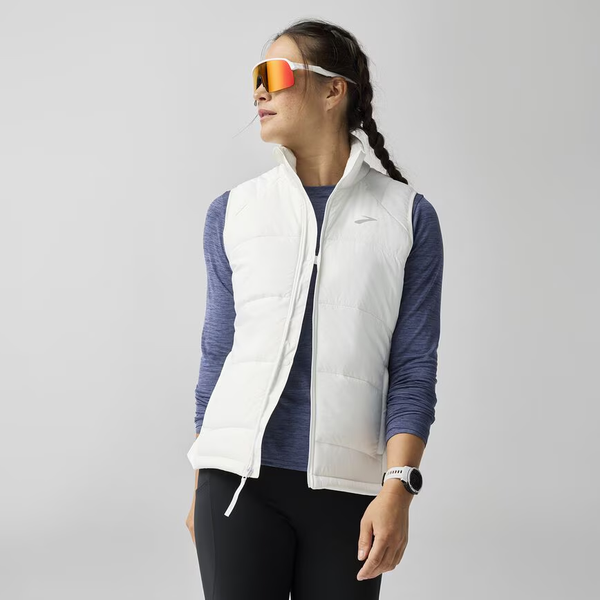 Women's Shield Hybrid Vest — White