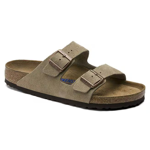 Arizona Soft Footbed Suede Leather (N) —  Taupe