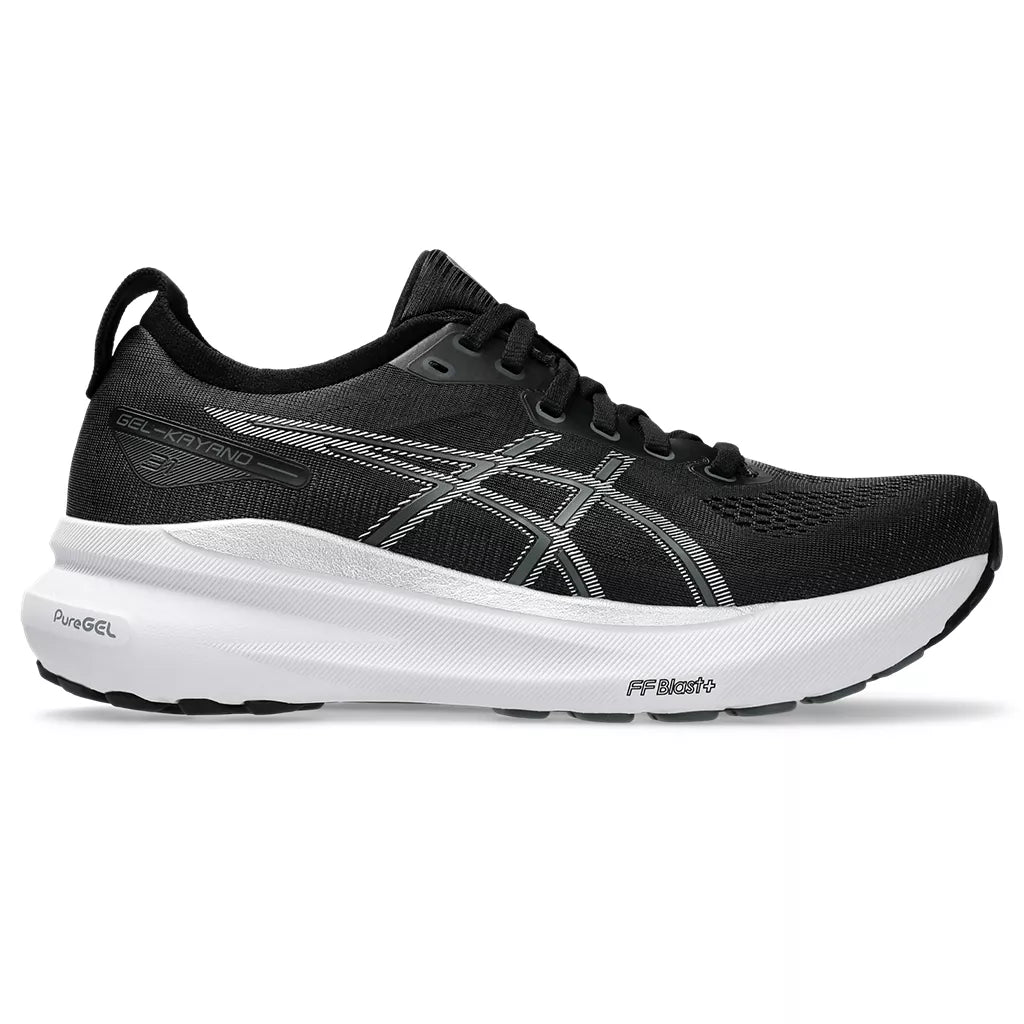 (取寄) アシックス レディース ゲル-カヤノ 31 ASICS women ASICS GEL-Kayano 31 Black/Pure Silver Asics Women's Gel-Kayano 31 (2A) — Black/Pure Silver – Fit First