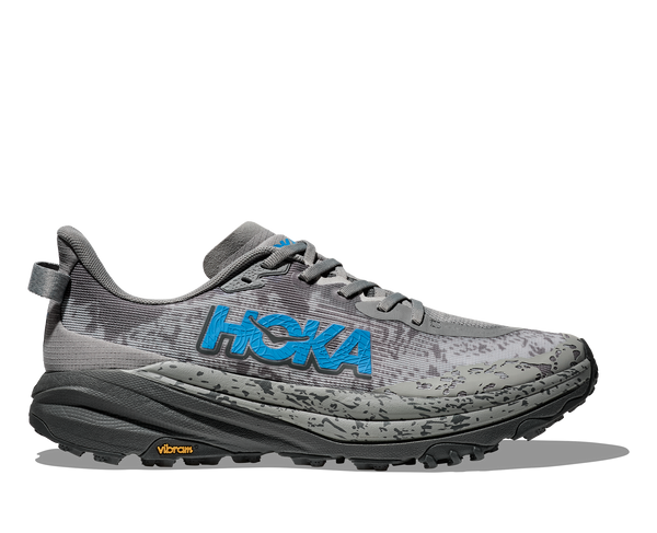Men's Speedgoat 6 (2E) — Galactic Grey/Hoka Blue