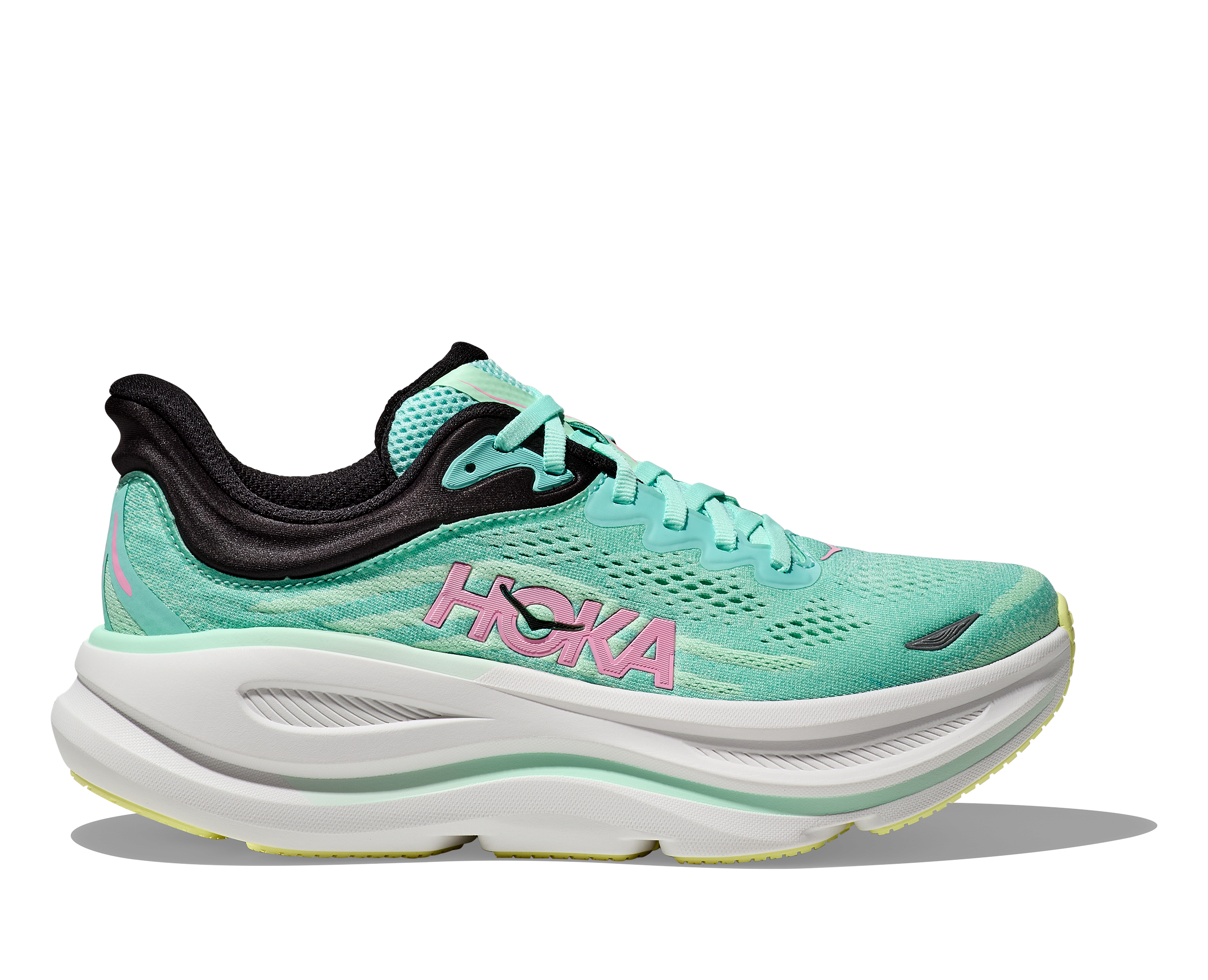 HOKA Women's Bondi 9 — Blue Spark/Mint Fluorite – Fit First Footwear