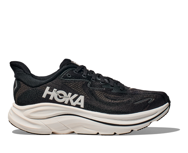 Women's Clifton 10 (2E) — Black/White