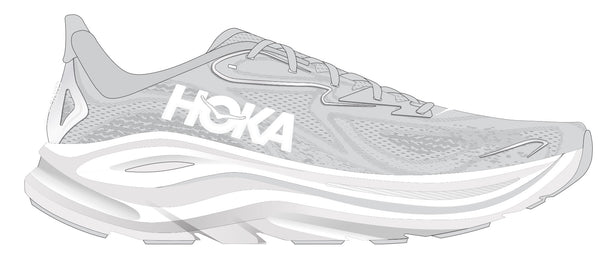 Women's Clifton 10 (D) — Cosmic Grey/Stardust