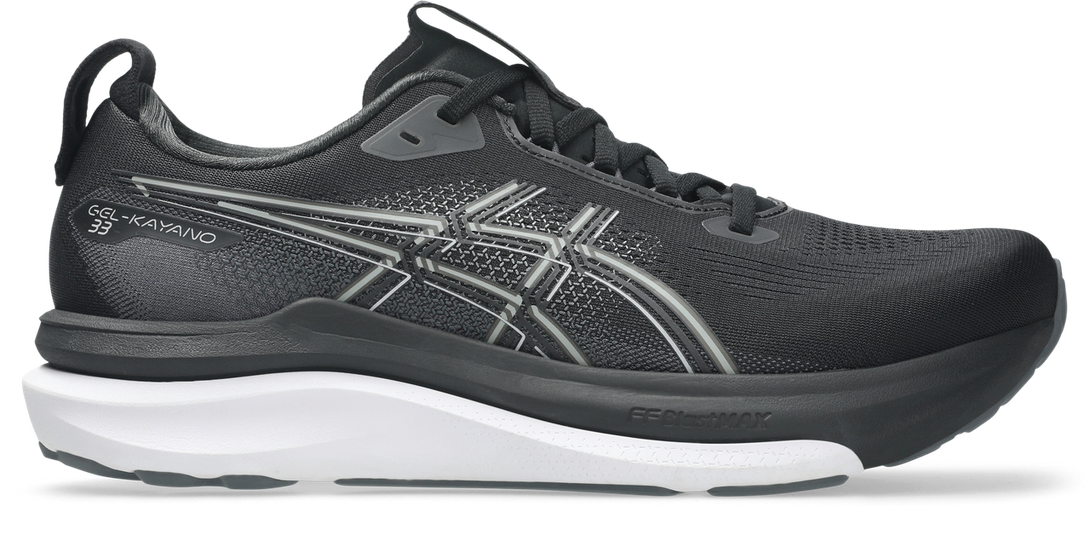 GEL-KAYANO 33　26cm Men's Gel-Kayano 33 — Black/White – Fit First Footwear