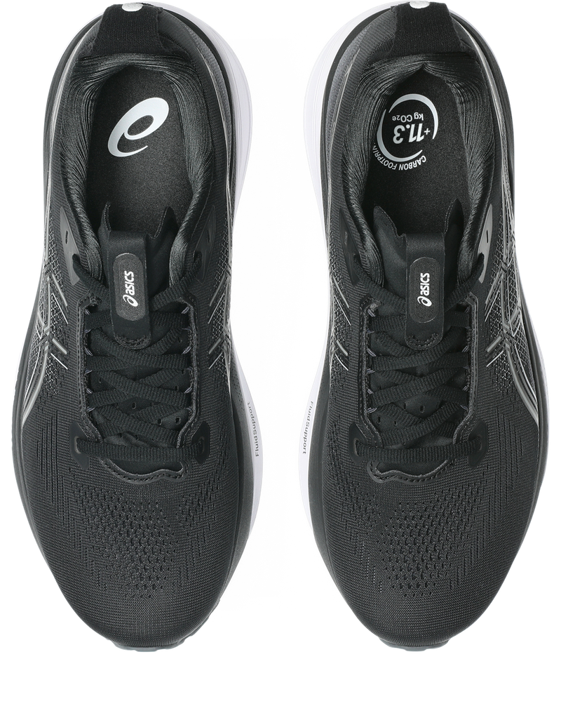 Men's Gel-Kayano 33 — Black/White – Fit First Footwear