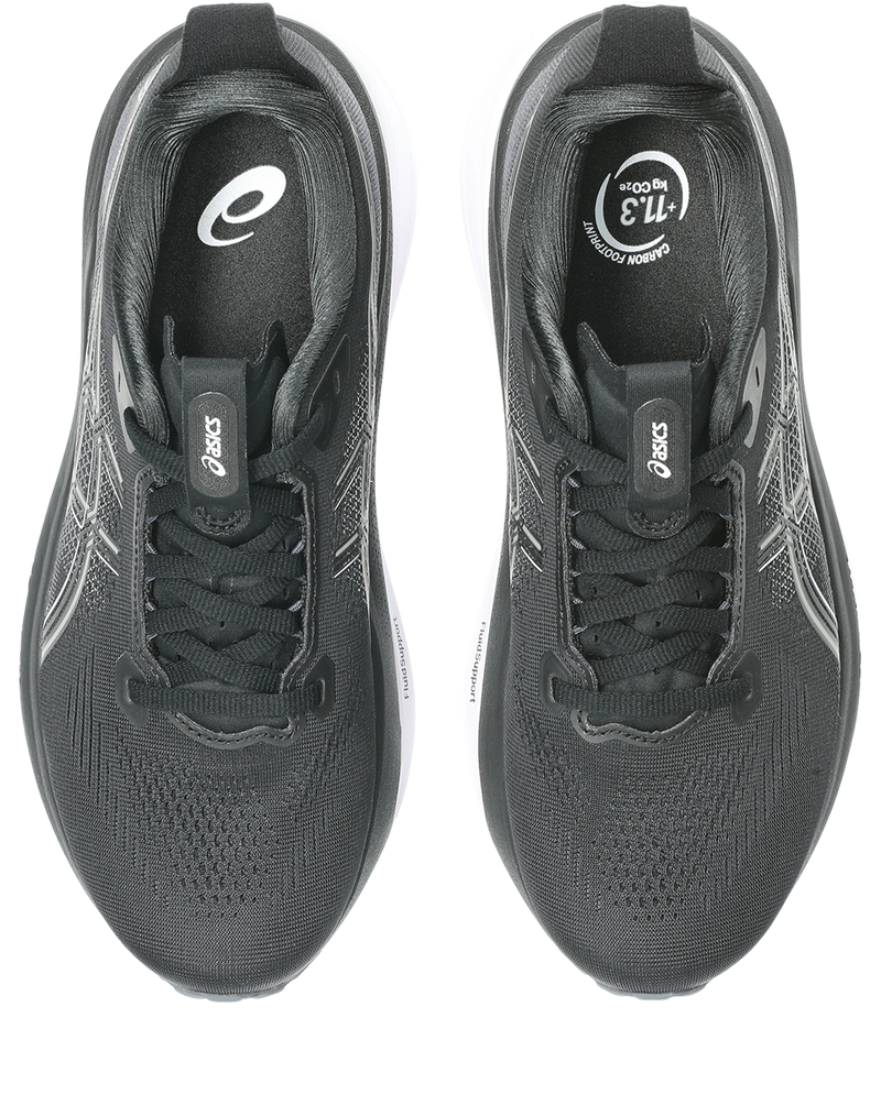 Women's Gel-Kayano 33 — Black/White – Fit First Footwear