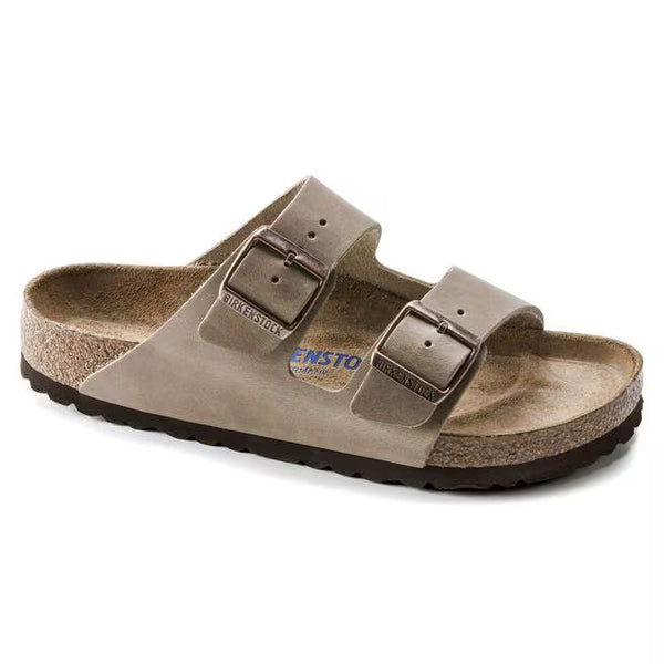 Arizona Soft Footbed Oiled Leather  - Tobacco Brown